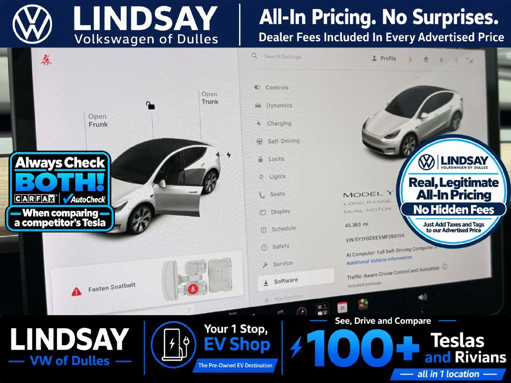Used 2021 Tesla Model Y Long Range AWD/4WD image 17
