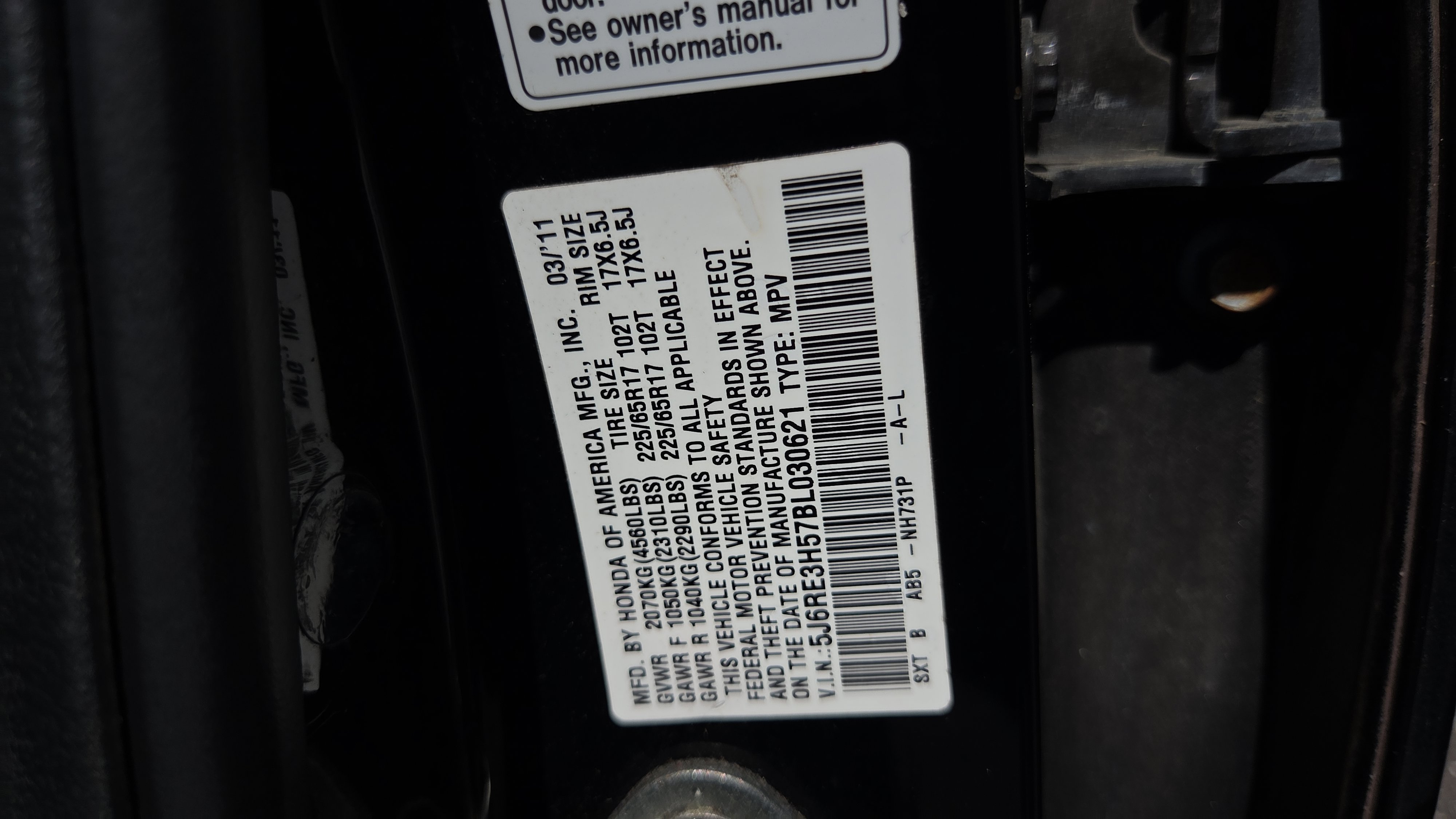 Used 2011 Honda CR-V EX image 22