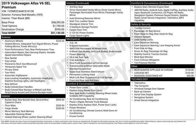 Used 2019 Volkswagen Atlas SEL Premium image 33
