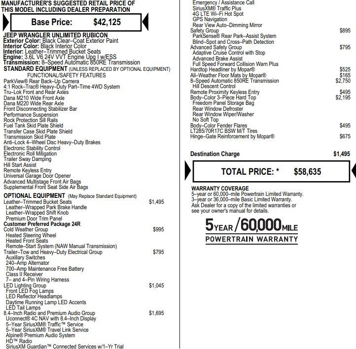 Used 2020 Jeep Wrangler Unlimited Rubicon image 2