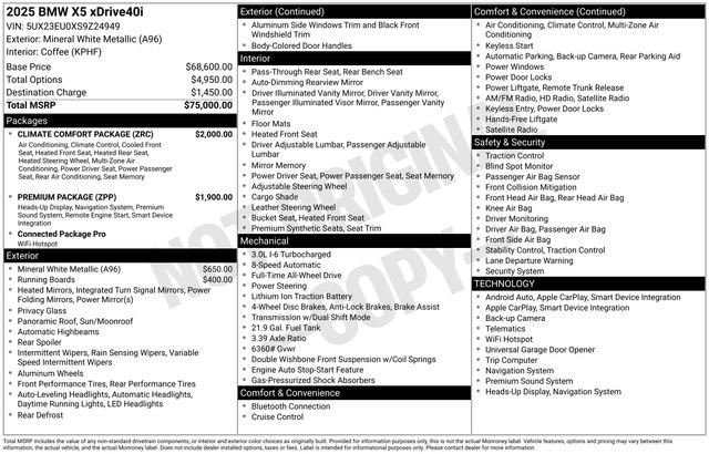 Used 2025 BMW X5 xDrive40i image 42