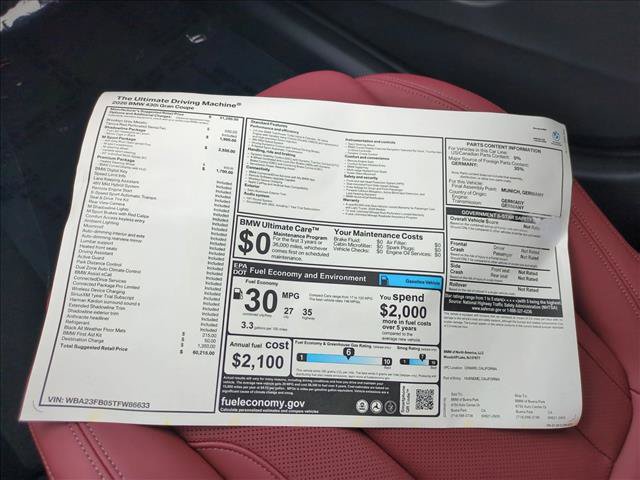 New 2026 BMW 430i w/ M Sport Package RWD image 18