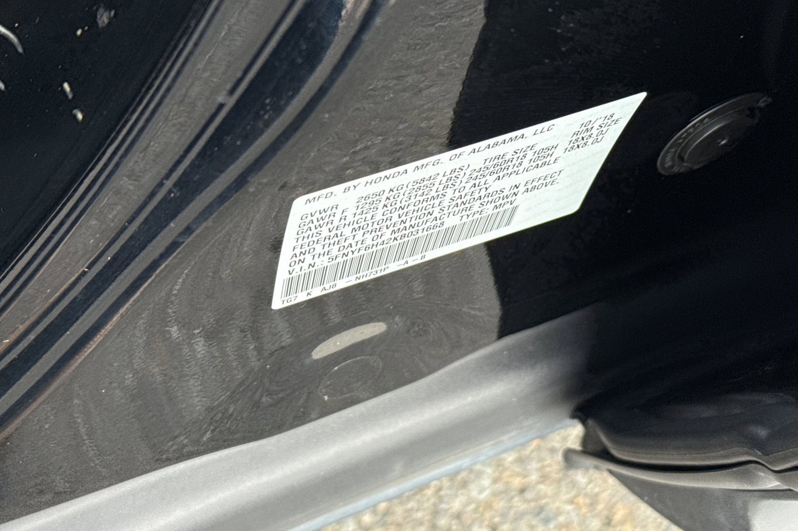 Certified 2019 Honda Pilot EX-L image 21