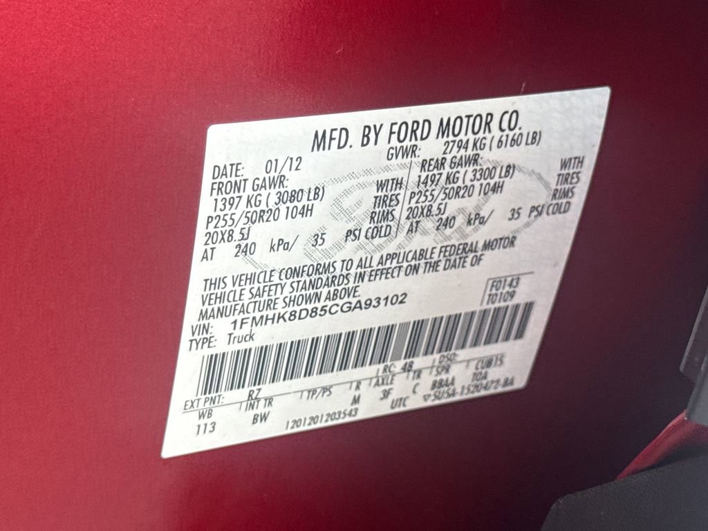 Used 2012 Ford Explorer XLT AWD/4WD image 28