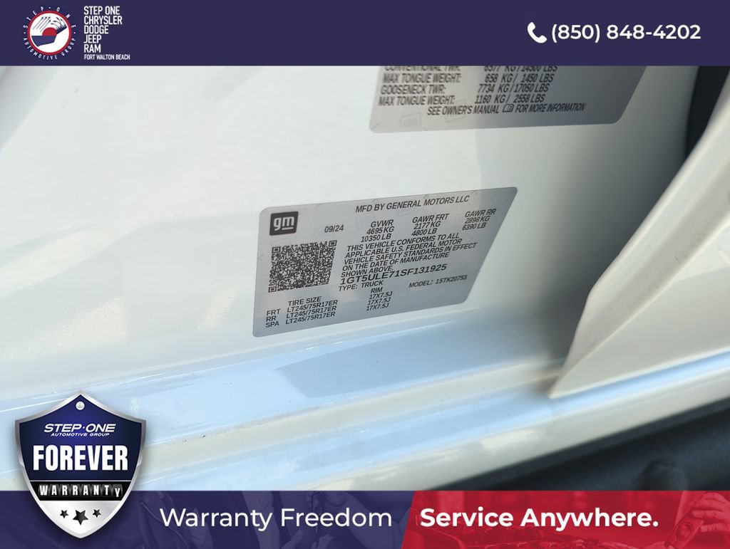 Used 2025 GMC Sierra 2500 Pro w/ 1SA Pro Safety Plus Package AWD/4WD image 35