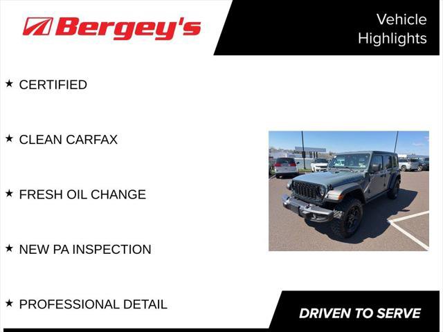 Certified 2025 Jeep Wrangler Unlimited Sport S 4xe image 5