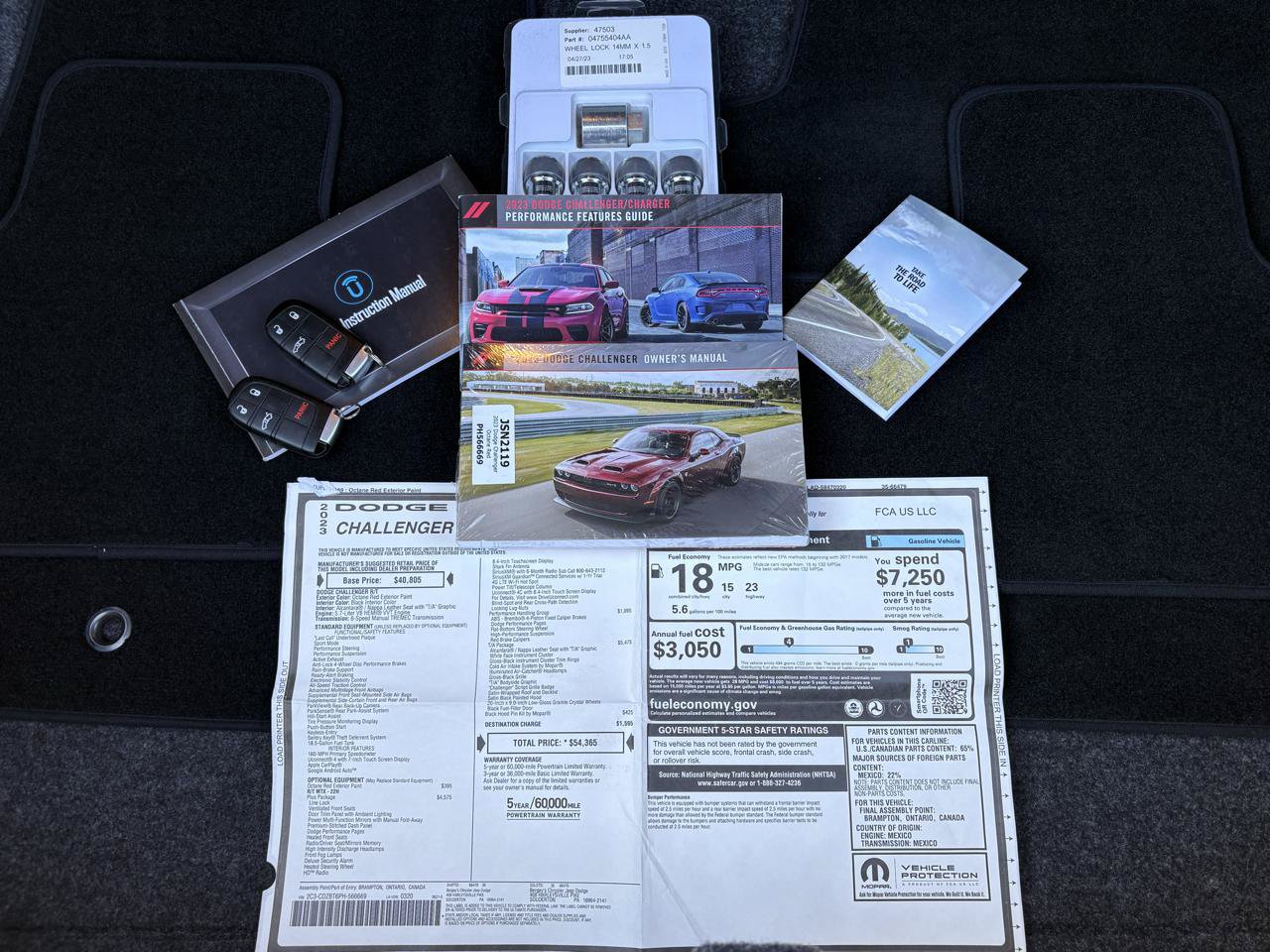 Used 2023 Dodge Challenger R/T w/ T/A Package RWD image 51