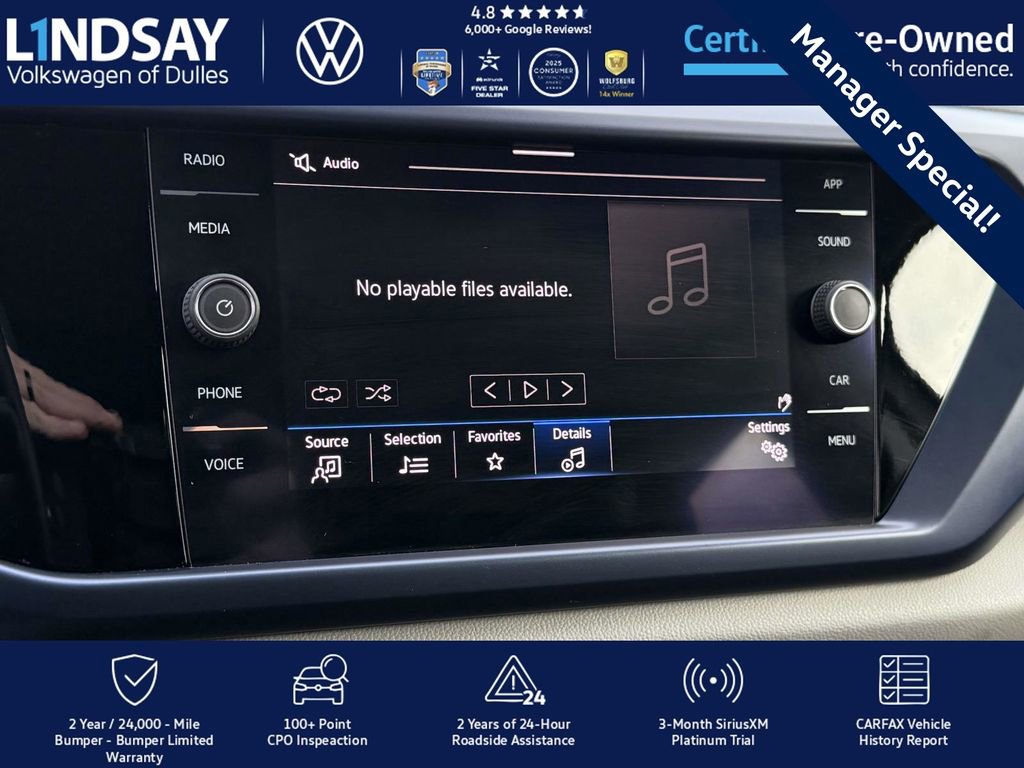 Certified 2022 Volkswagen Taos SE w/ IQ.Drive SE Package image 15