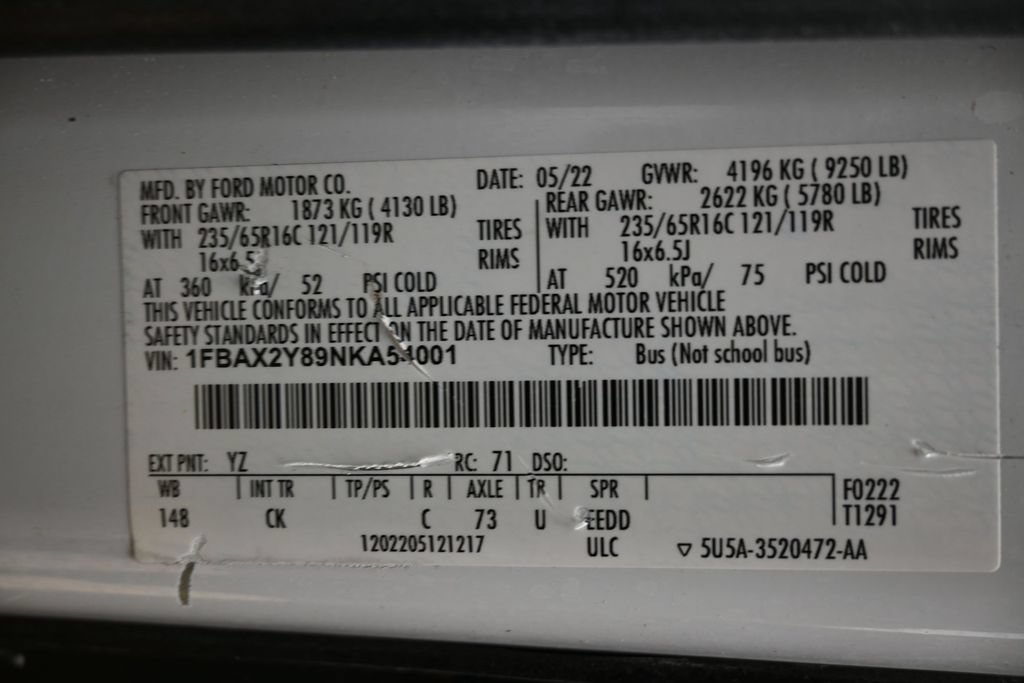 Used 2022 Ford Transit 350 XLT RWD image 35