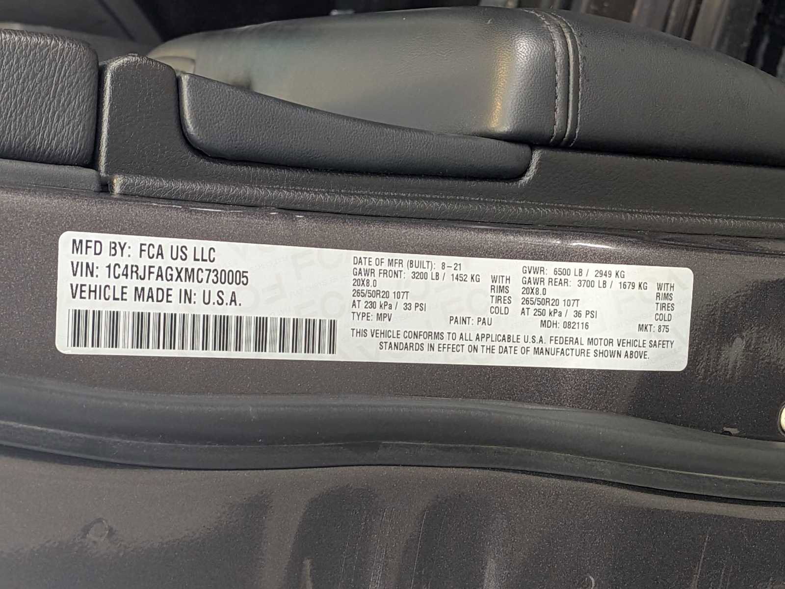 Used 2021 Jeep Grand Cherokee Laredo X image 36