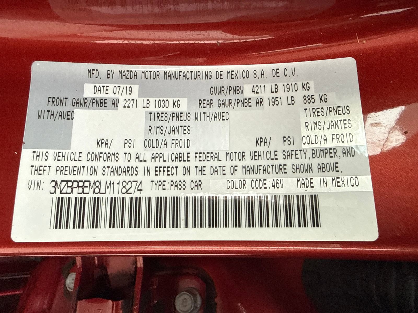 Used 2020 MAZDA MAZDA3 AWD Sedan w/ Premium Package image 51