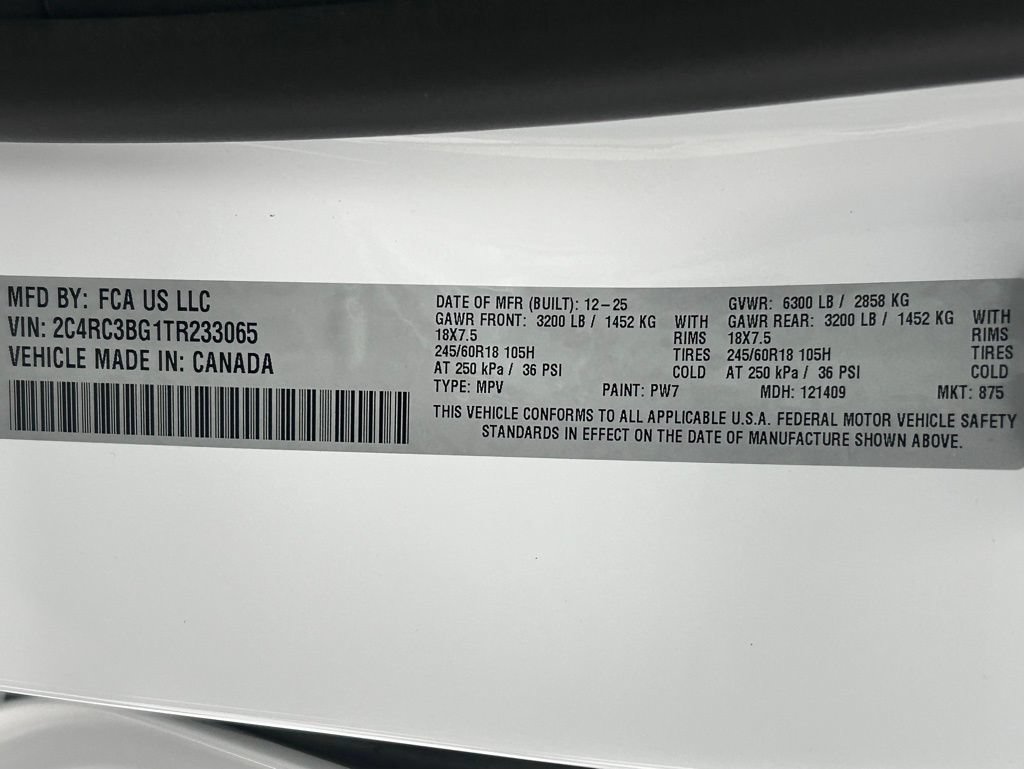 New 2026 Chrysler Pacifica Select AWD/4WD image 24