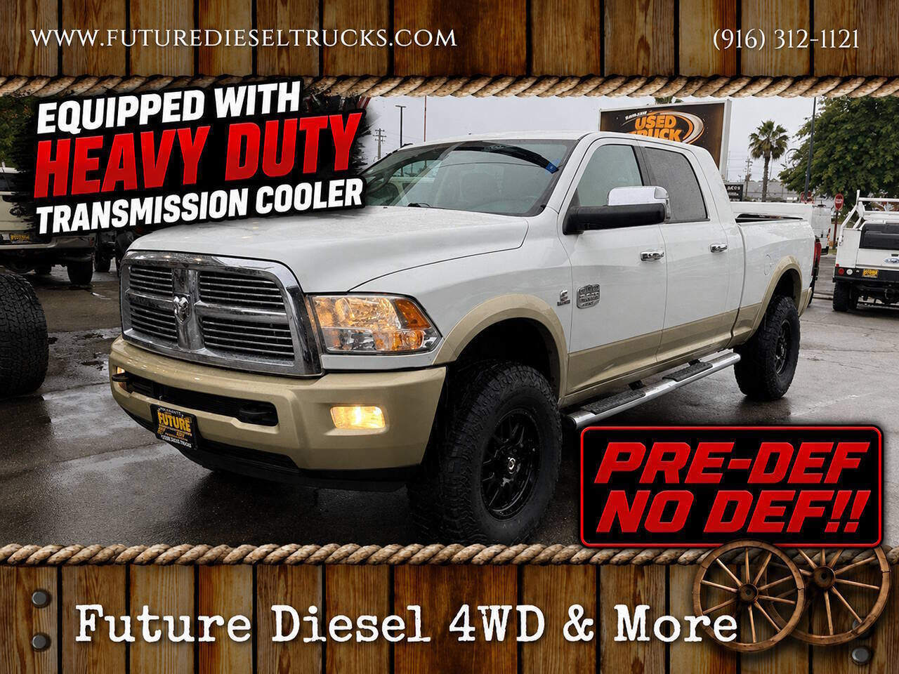 Used 2011 RAM 2500 Longhorn w/ HD Snow Plow Prep Group