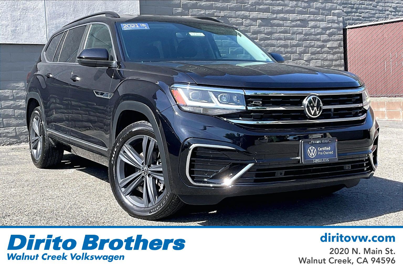 Certified 2021 Volkswagen Atlas SE w/ Towing Package AWD/4WD image 1