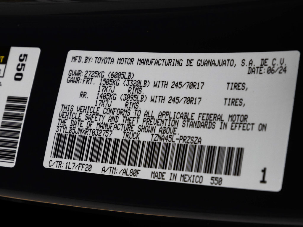 Used 2024 Toyota Tacoma SR5 AWD/4WD image 16
