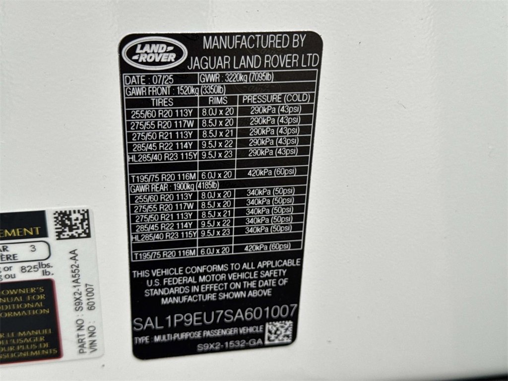 New 2025 Land Rover Range Rover Sport SE image 28