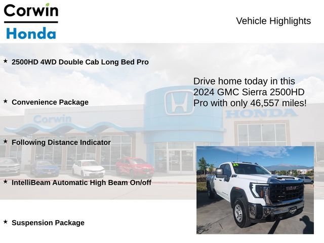 Used 2024 GMC Sierra 2500 Pro w/ Convenience Package AWD/4WD image 7