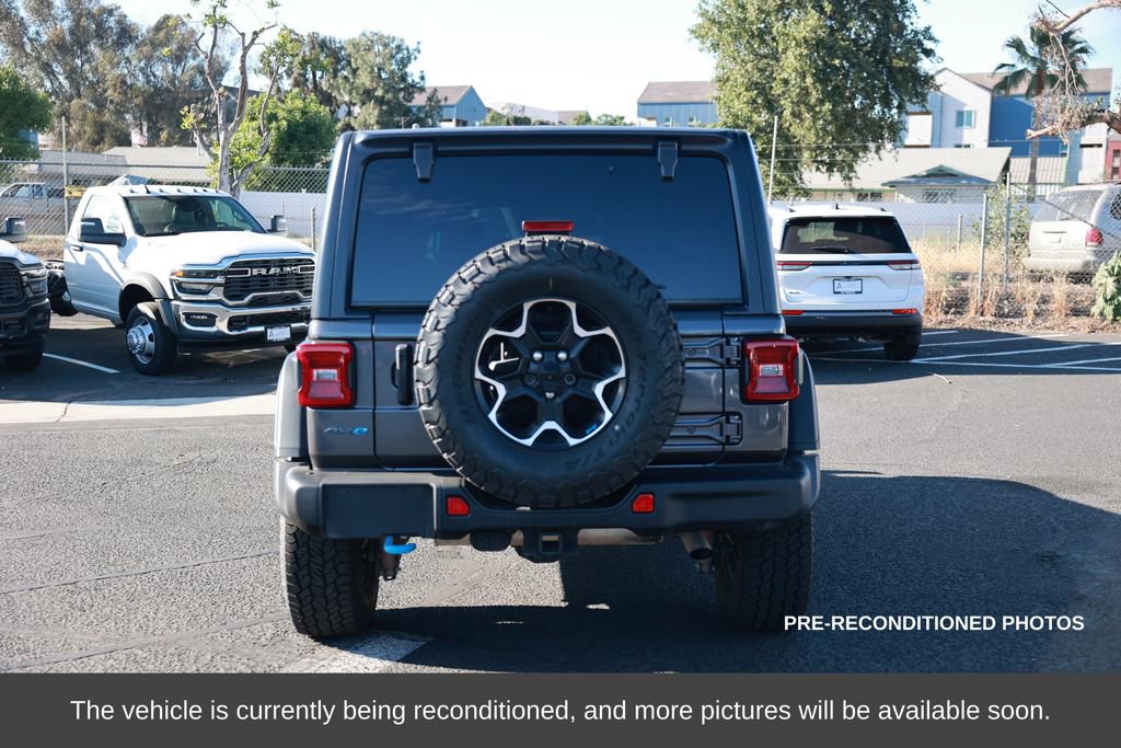 Used 2021 Jeep Wrangler Unlimited Rubicon 4xe w/ Steel Bumper Group image 4