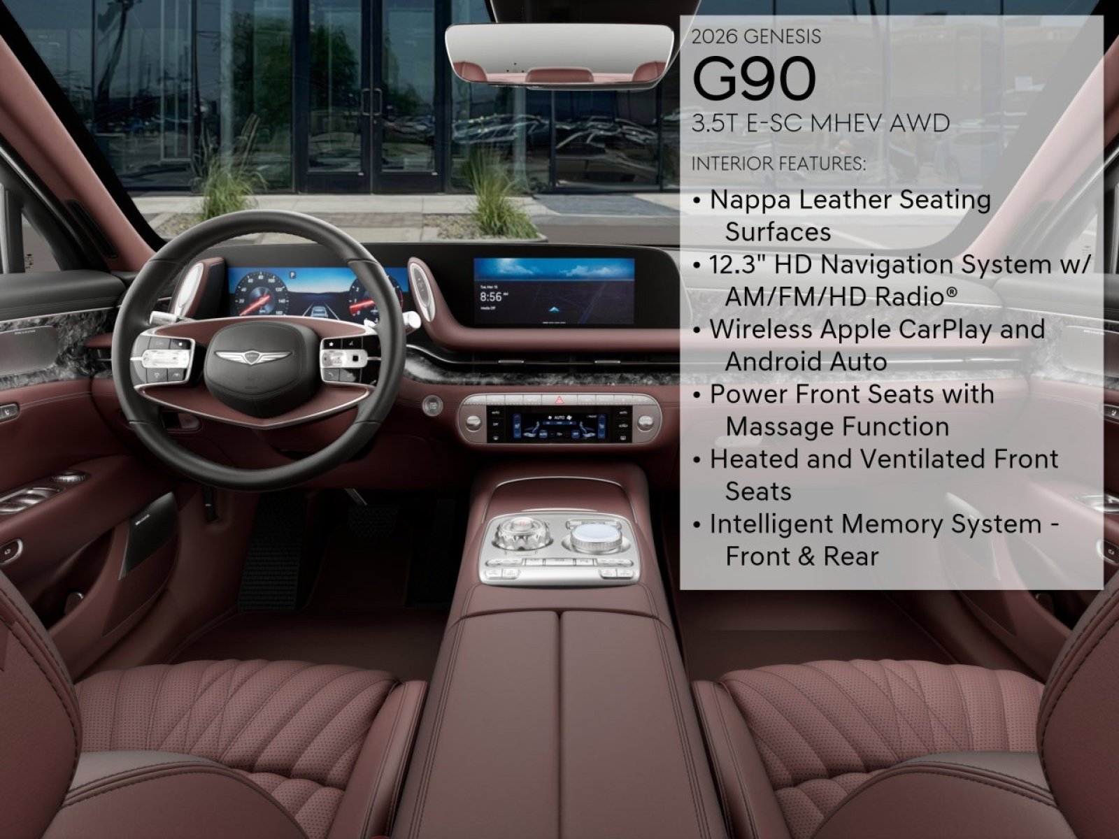 New 2026 Genesis G90 3.5T AWD/4WD image 15