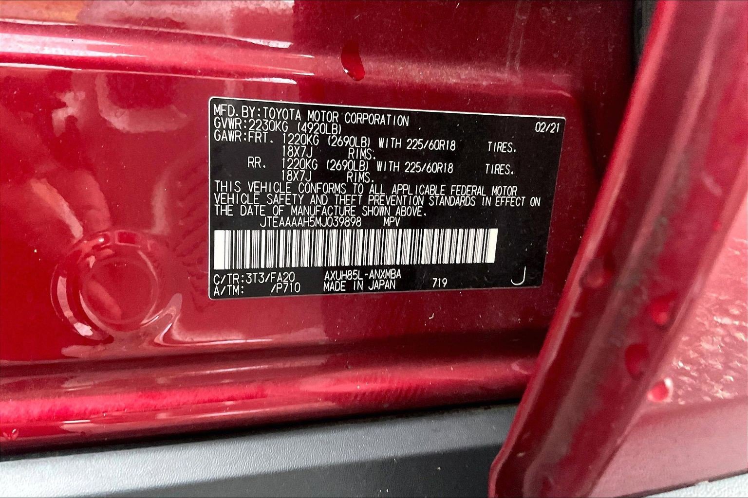 Used 2021 Toyota Venza LE image 27