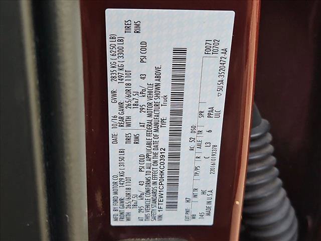 Used 2017 Ford F150 Lariat w/ Equipment Group 501A Mid RWD image 27