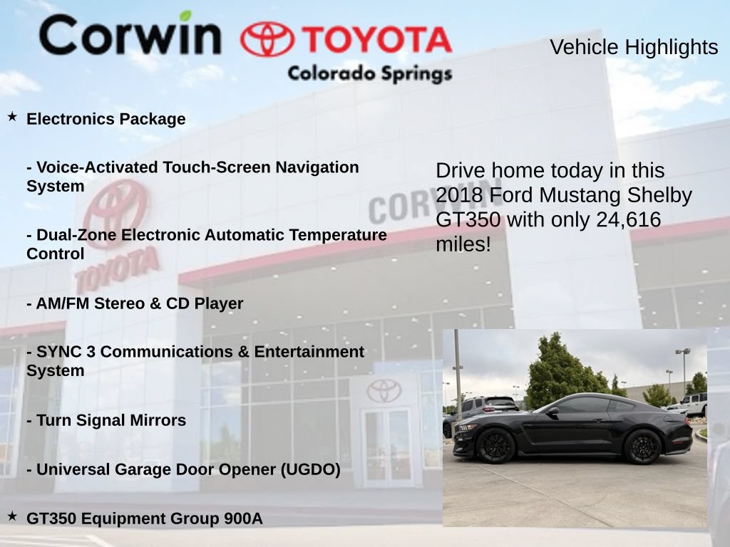 Used 2018 Ford Mustang Shelby GT350 w/ Electronics Package RWD image 6