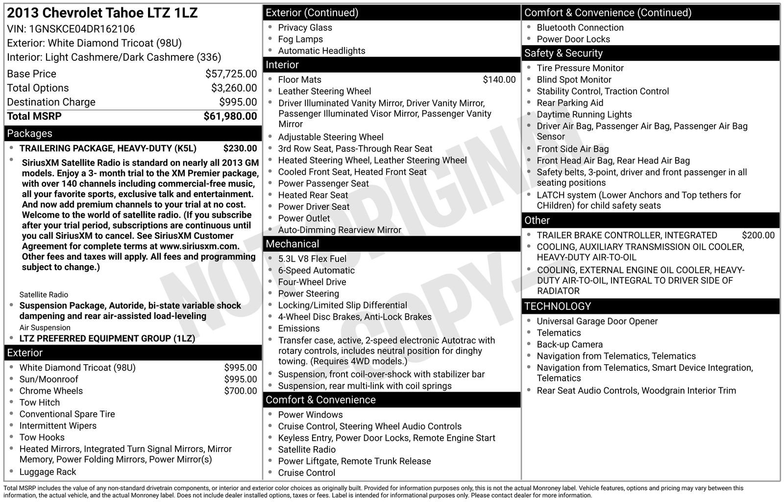 Used 2013 Chevrolet Tahoe LTZ AWD/4WD image 29