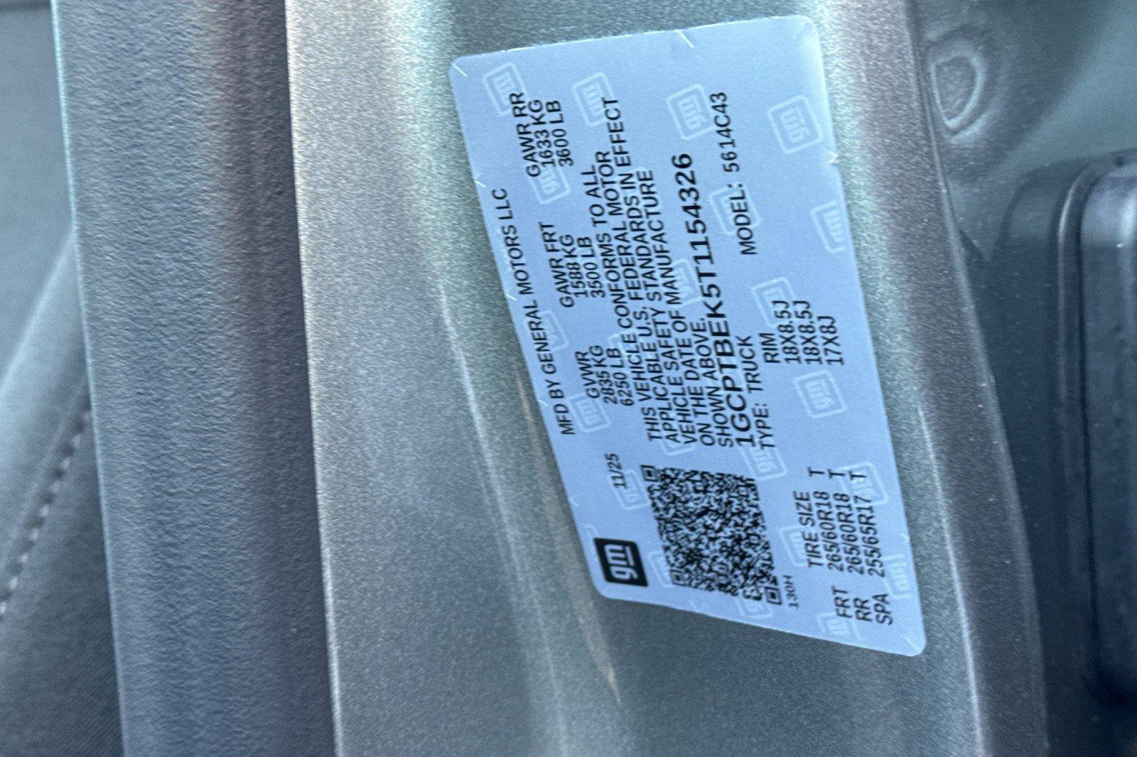 New 2026 Chevrolet Colorado W/T w/ WT Custom Package image 36