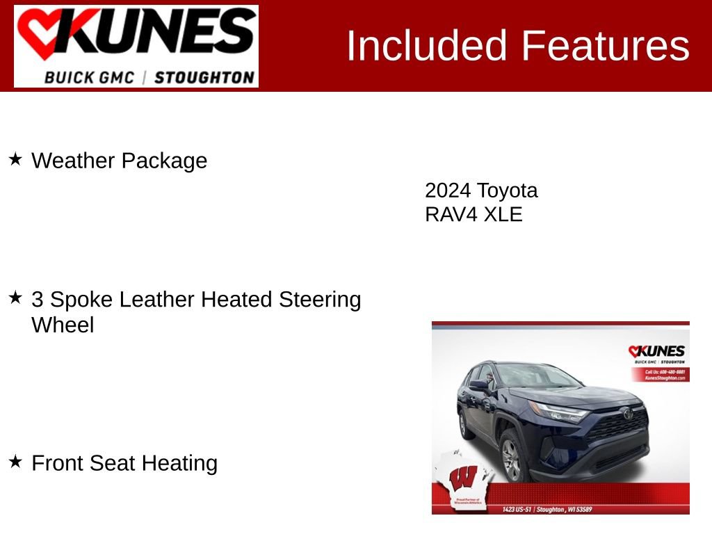 Used 2024 Toyota RAV4 XLE w/ Weather Package AWD/4WD image 3