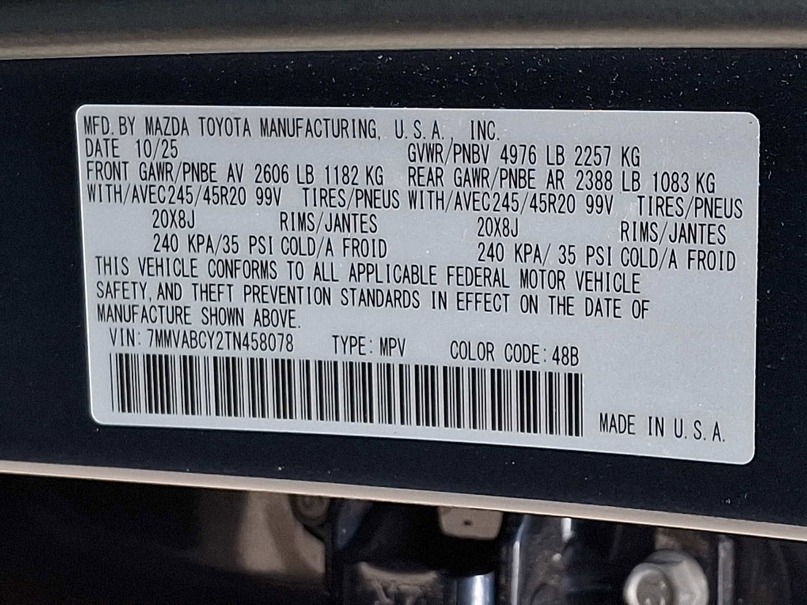 Certified 2026 MAZDA CX-50 AWD 2.5 S w/ Cargo Package image 28