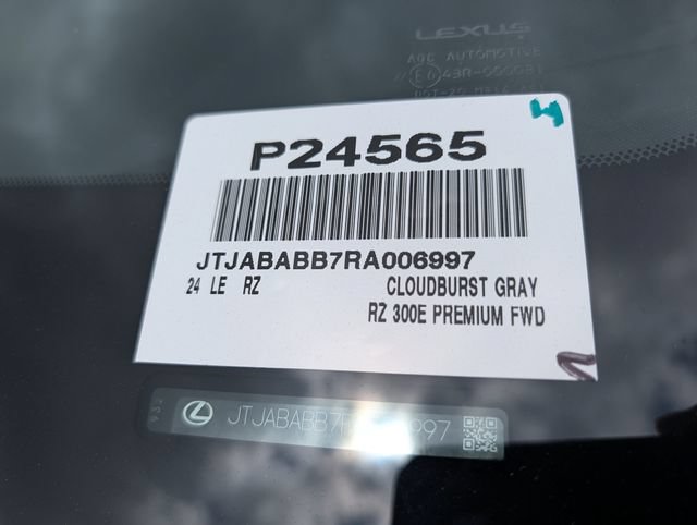 Used 2024 Lexus RZ 300e Premium w/ Accessory Package (2T) FWD image 33