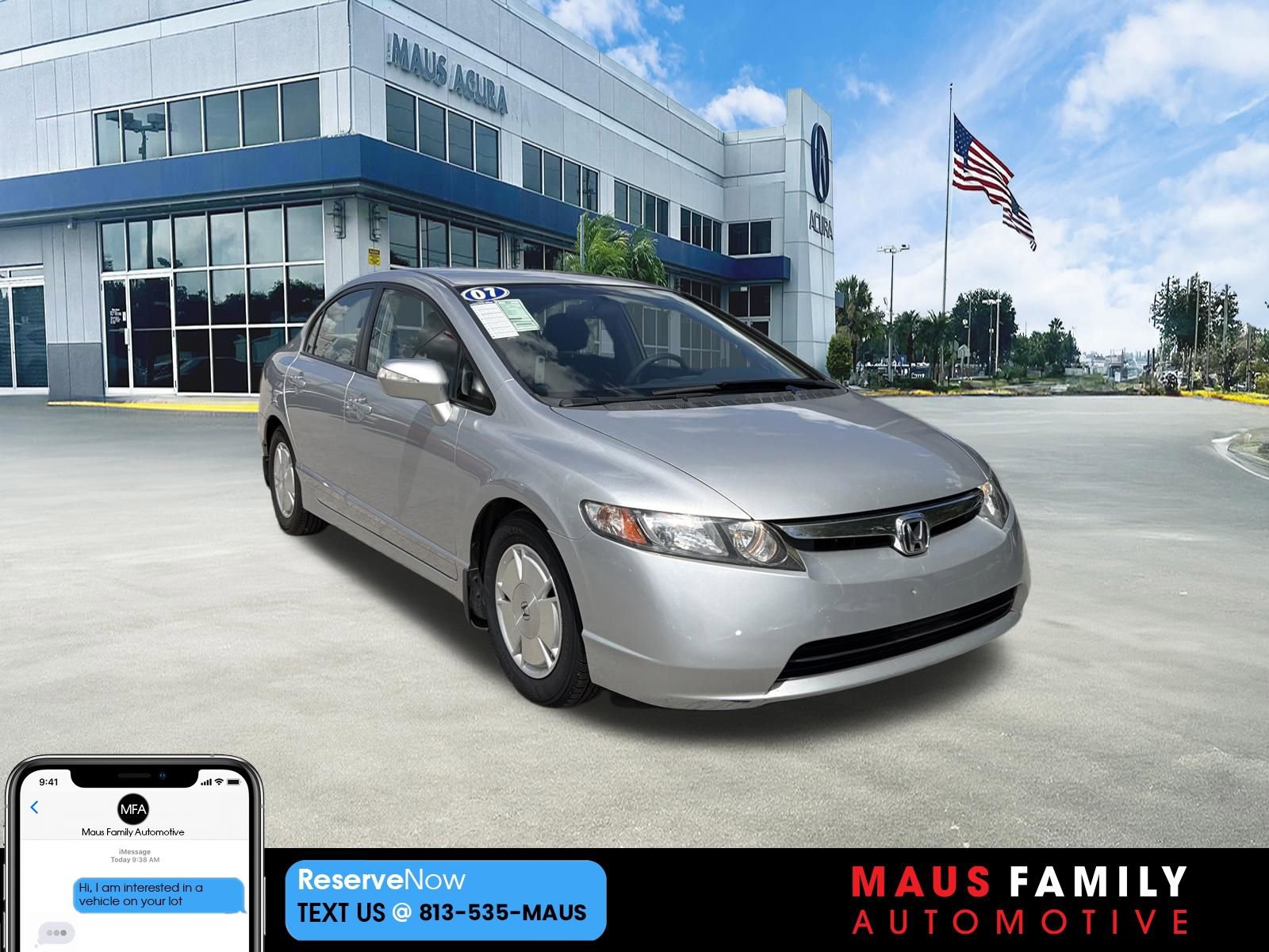 Used 2007 Honda Civic Hybrid Sedan image 1