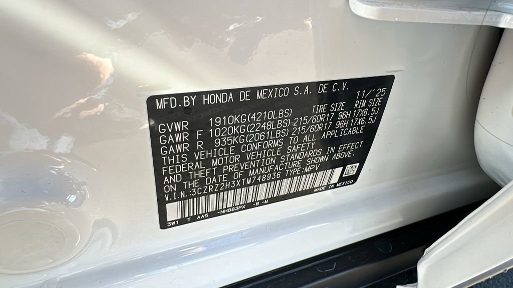 New 2026 Honda HR-V LX image 30