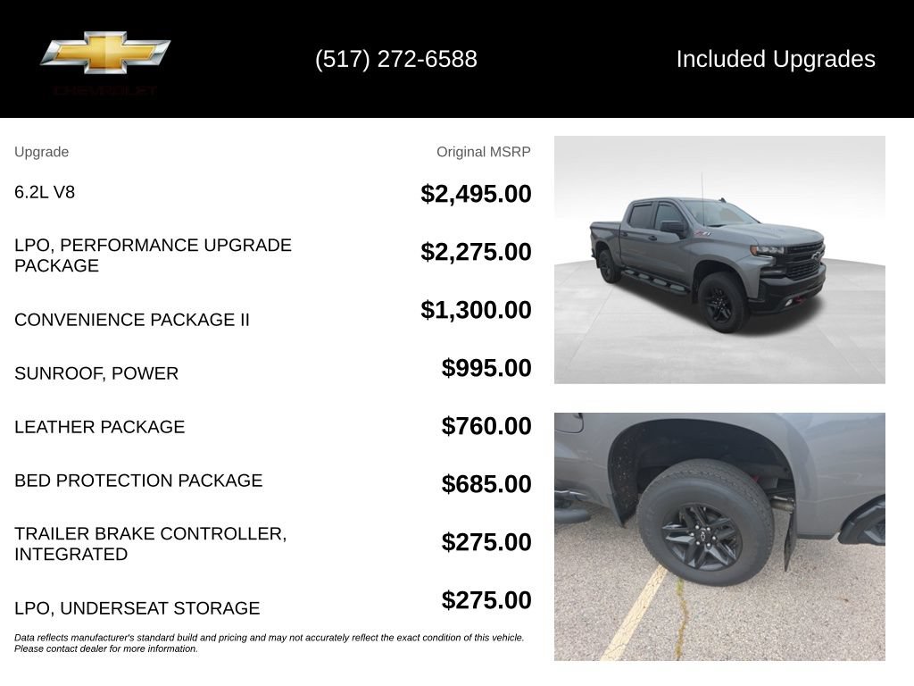 Used 2021 Chevrolet Silverado 1500 LT Trail Boss AWD/4WD image 15