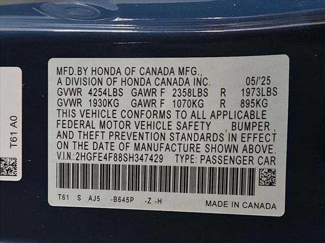 Used 2025 Honda Civic Sport Touring image 25