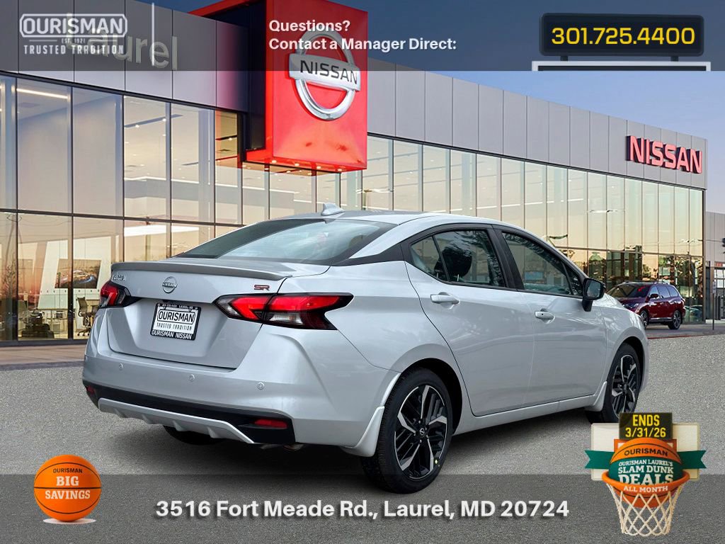 New 2025 Nissan Versa SR w/ Trunk Package image 5
