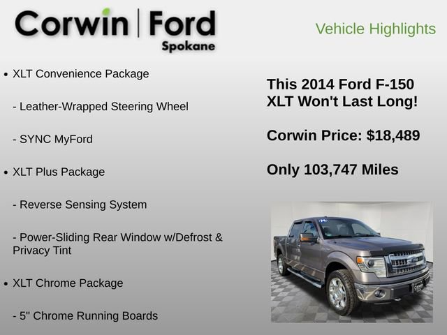 Used 2014 Ford F150 XLT w/ Equipment Group 302A Luxury image 18