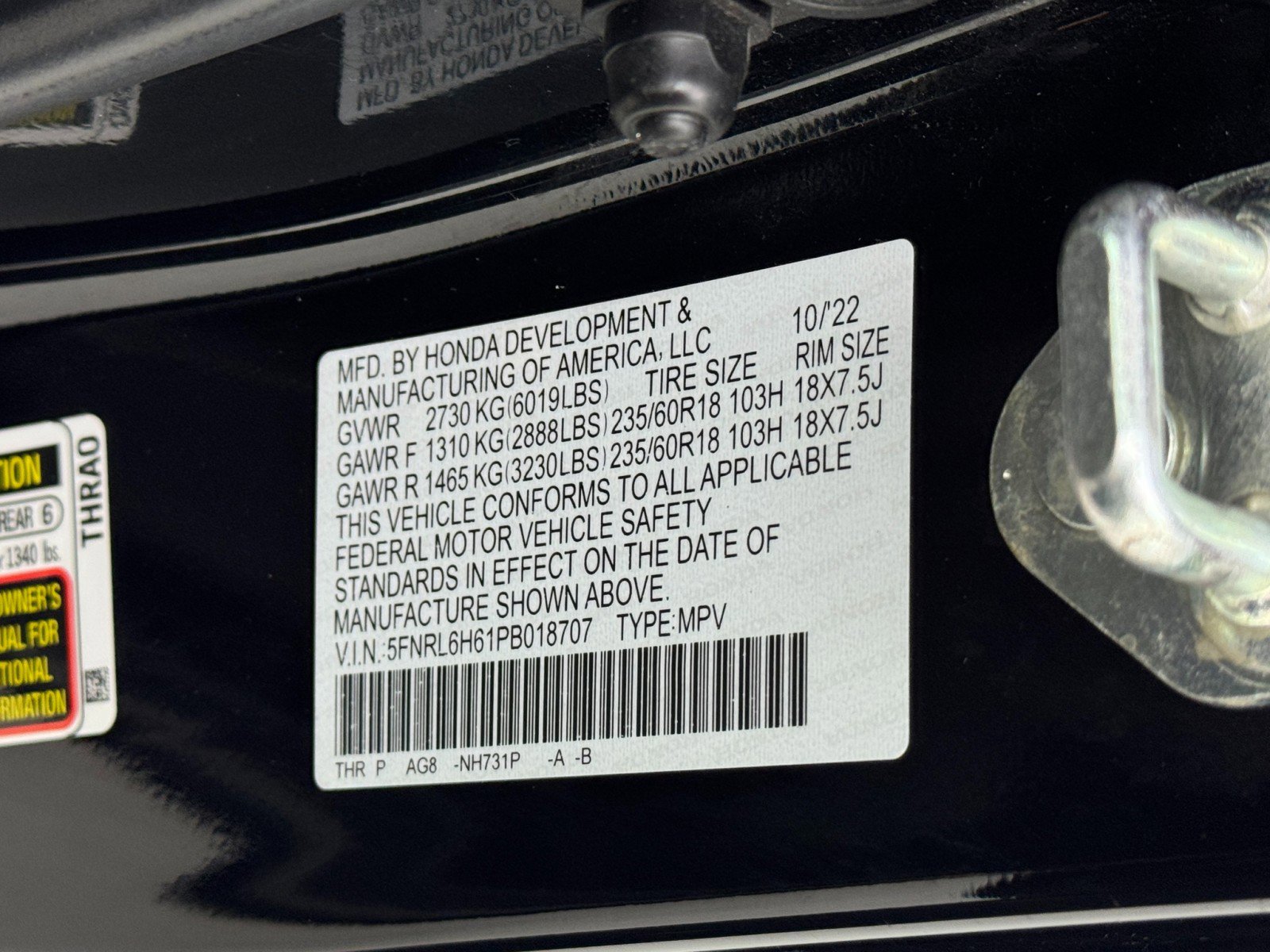 Used 2023 Honda Odyssey EX-L image 46