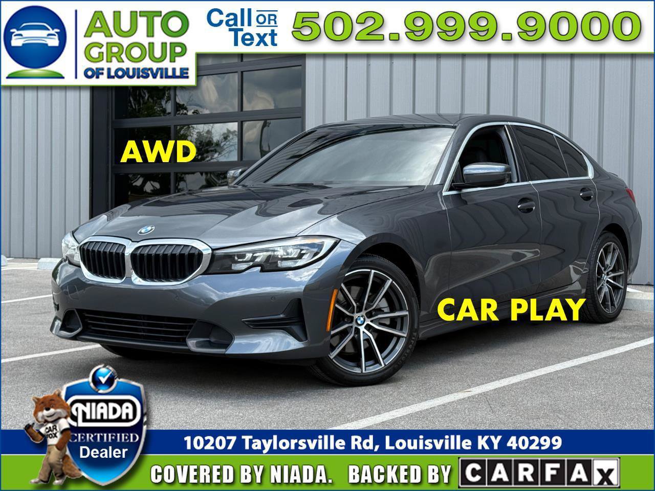 Used 2019 BMW 330i xDrive Sedan w/ Driving Assistance Package AWD/4WD image 1