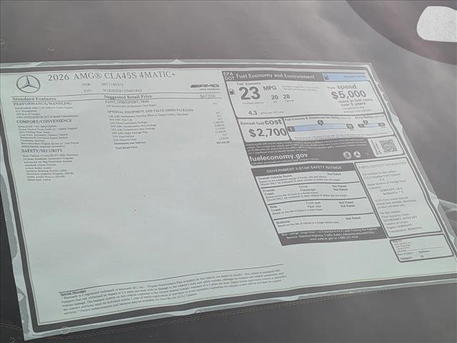 New 2026 Mercedes-Benz CLA 45 AMG S 4MATIC image 20