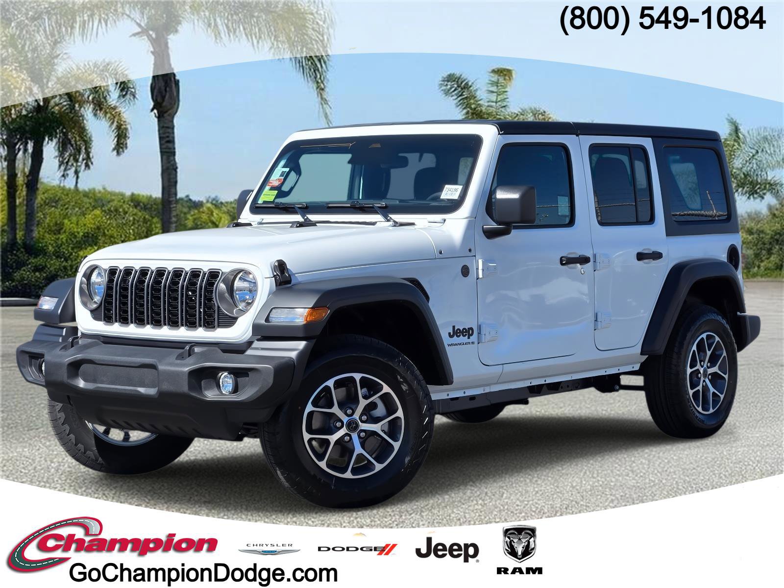 New 2026 Jeep Wrangler Unlimited Sport image 1