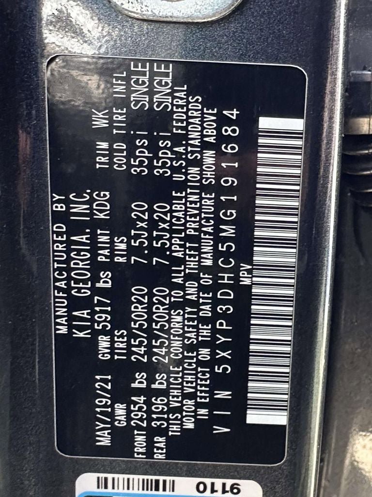Certified 2021 Kia Telluride EX w/ EX Premium Package image 38