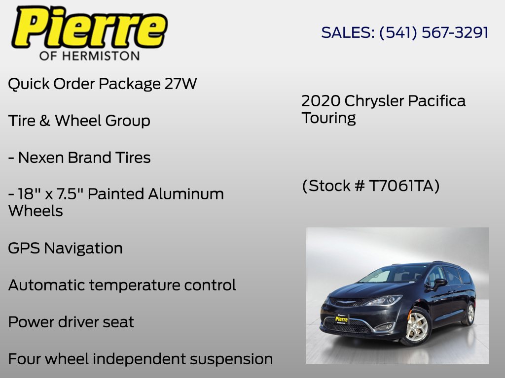 Used 2020 Chrysler Pacifica Touring w/ Tire & Wheel Group FWD image 6