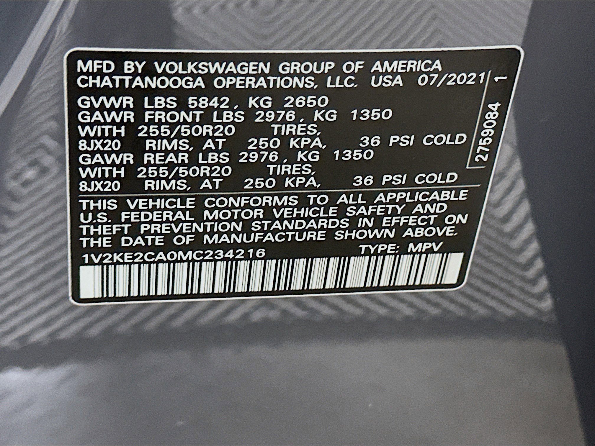 Used 2021 Volkswagen Atlas Cross Sport SE w/ Panoramic Sunroof Package image 12