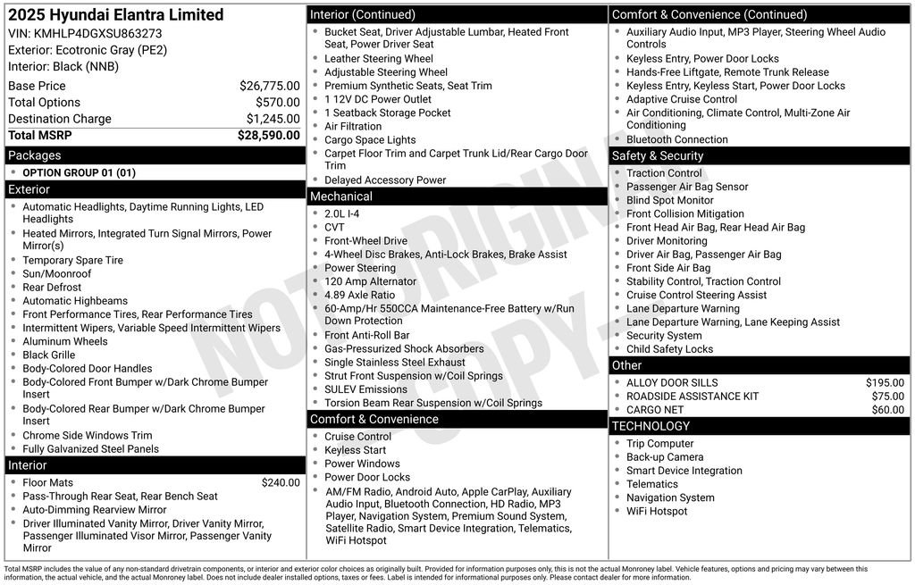 Used 2025 Hyundai Elantra Limited image 12