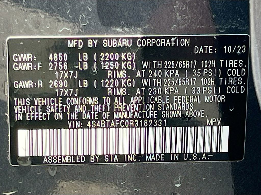 Used 2024 Subaru Outback Premium image 32