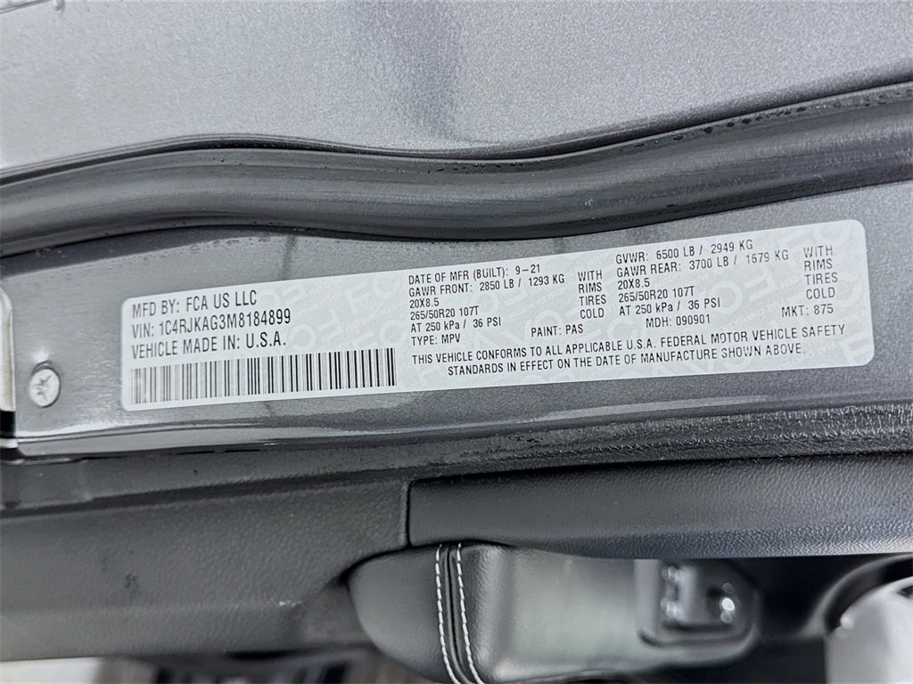 Used 2021 Jeep Grand Cherokee L Laredo image 41