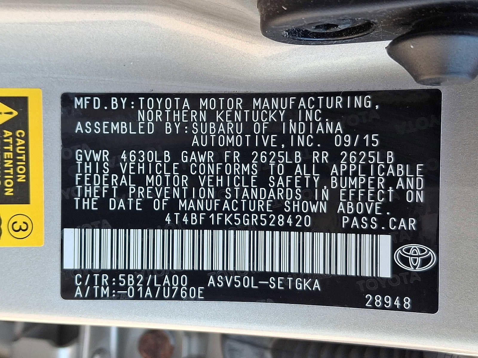 Used 2016 Toyota Camry XLE FWD image 28