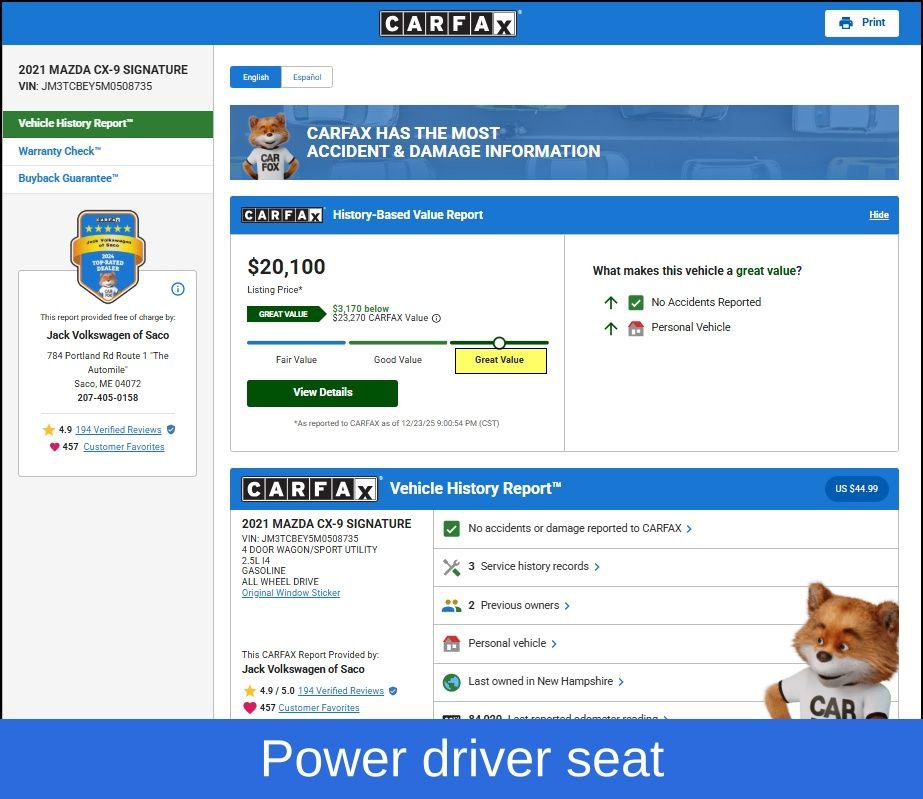 Used 2021 MAZDA CX-9 Signature image 11