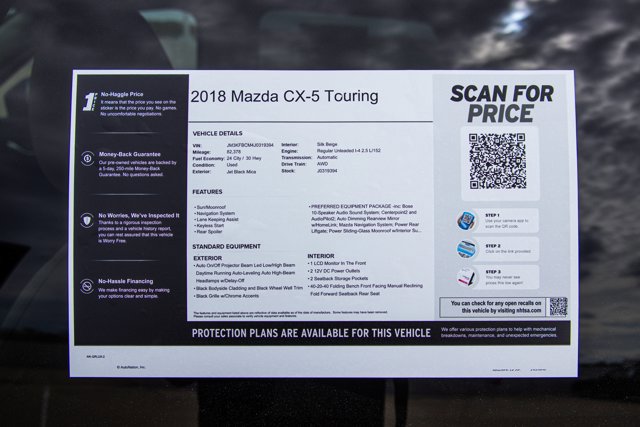 Used 2018 MAZDA CX-5 Touring w/ Preferred Equipment Package AWD/4WD image 29